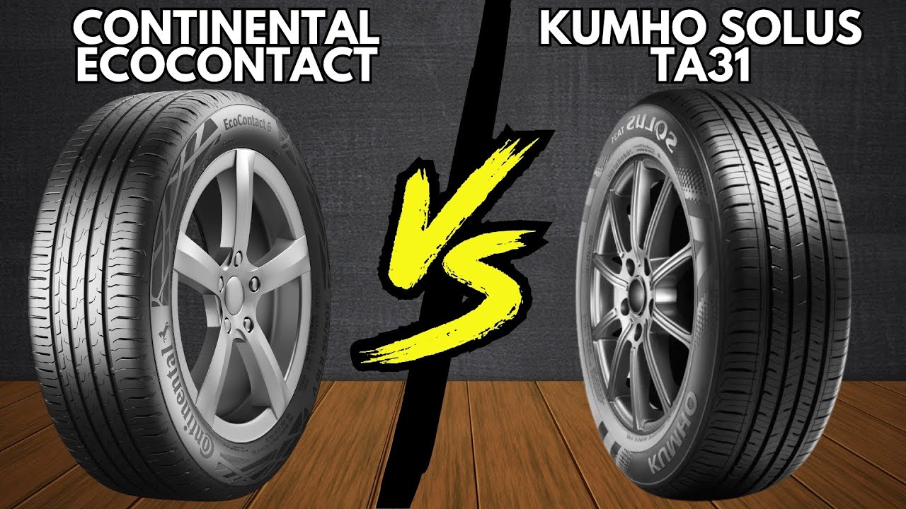 Continental EcoContact vs Kumho Solus TA31