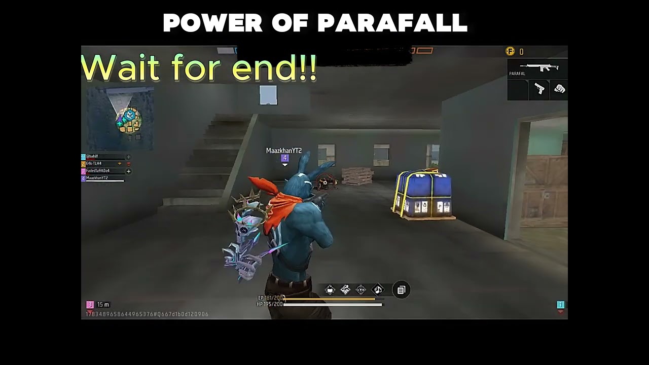 Power of paraafall #freefire #mkall1