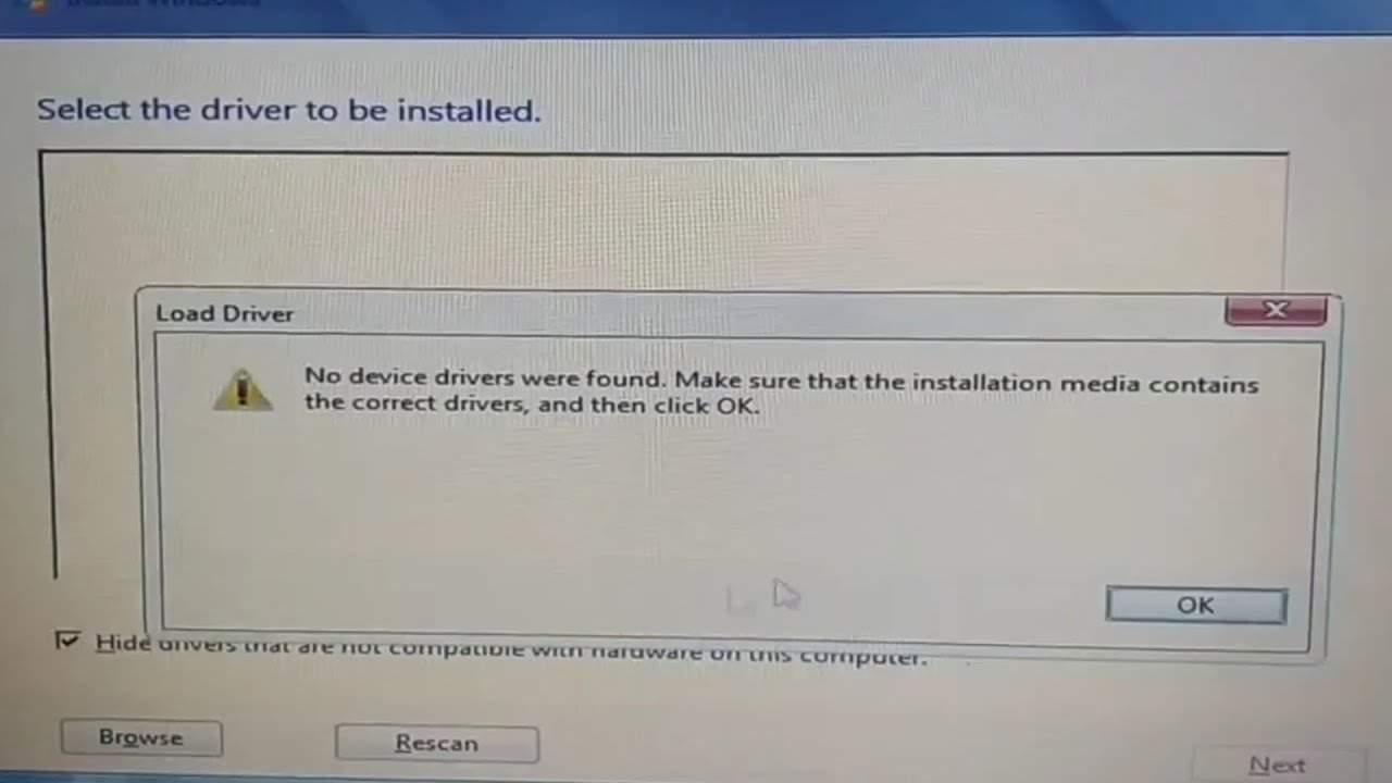 Как исправить ошибку «Не найдены драйверы» в Windows 7 при установке