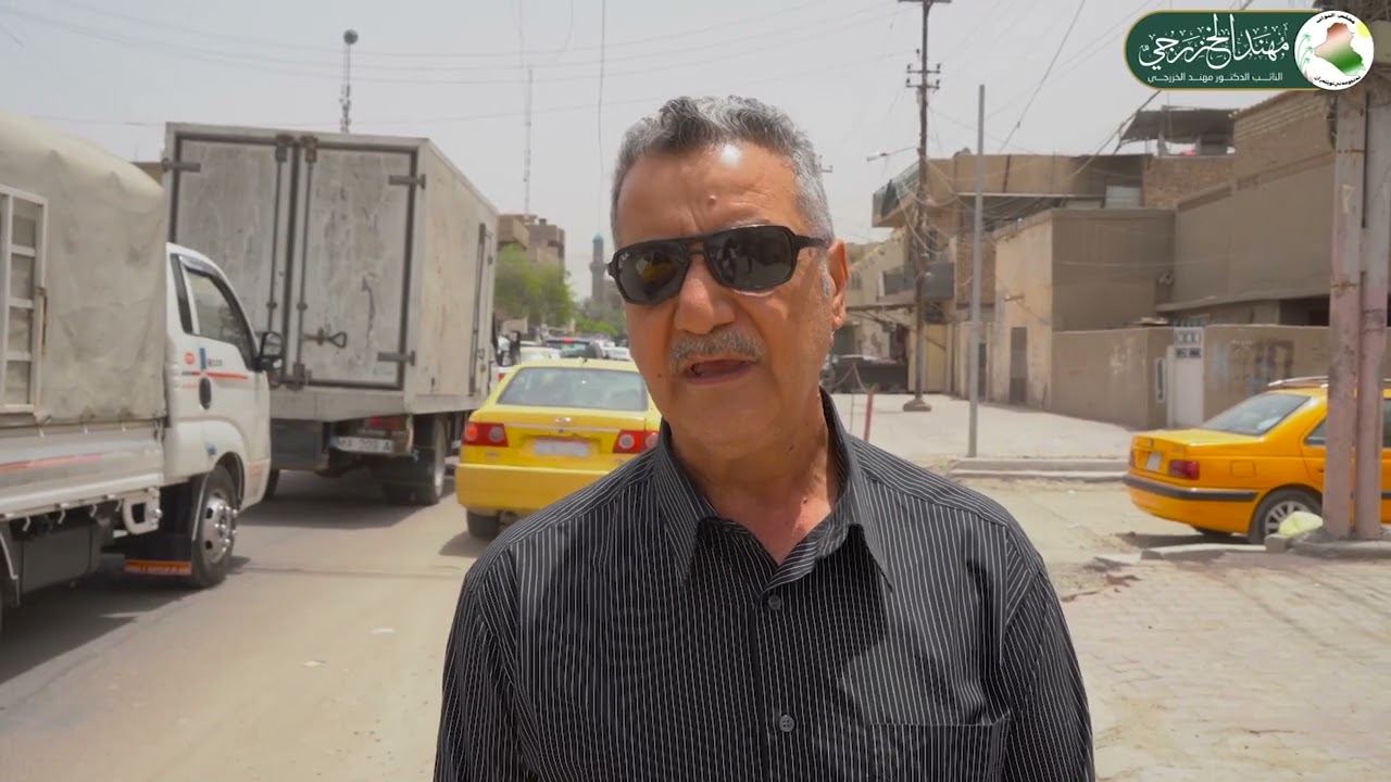 متابعة اعمال تهيئة شارع في منطقة تل محمد @dr.muhannadalkhazraji.8147