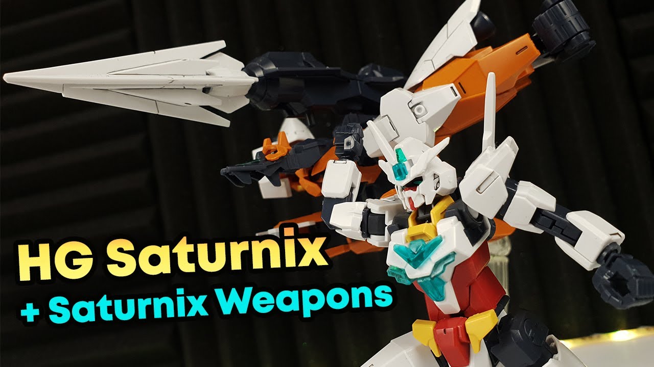 HGBD:R Saturnix Gundam + Weapon Units [Daban Model] Unboxing ASMR Quick Build!