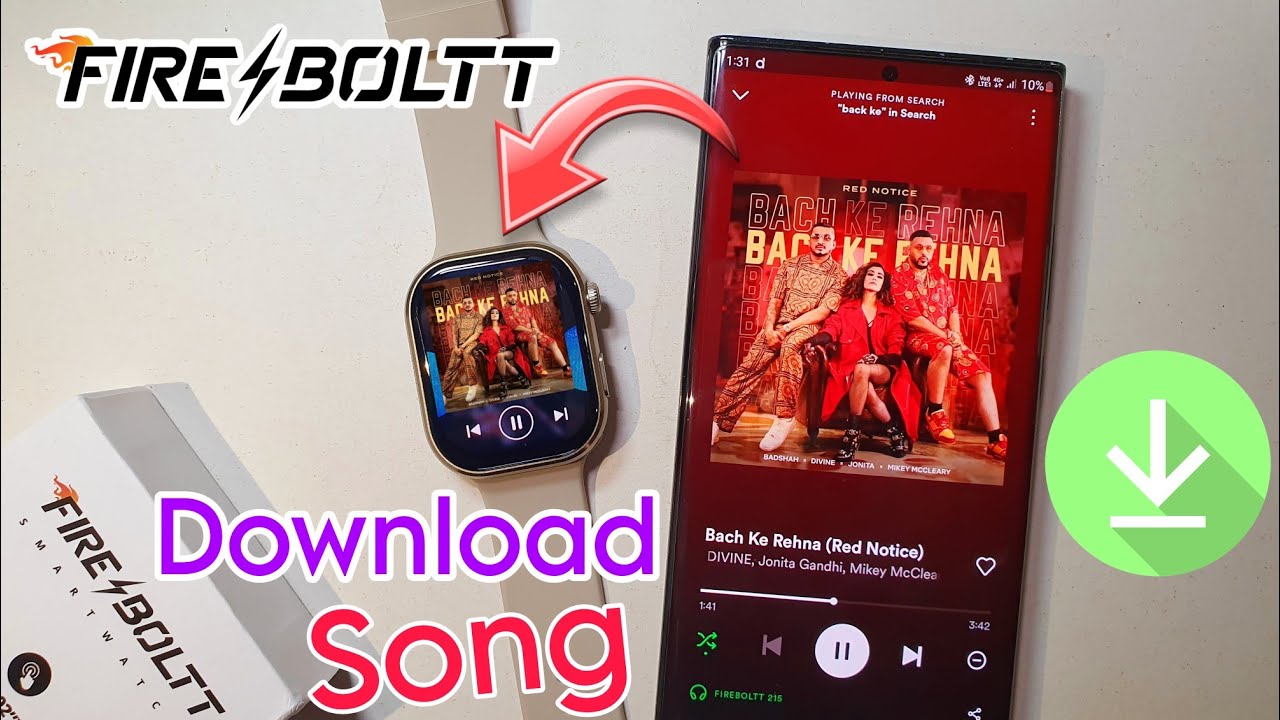 Download Song In Fire Boltt Smartwatch | download music in fire boltt smartwatch | fire boltt