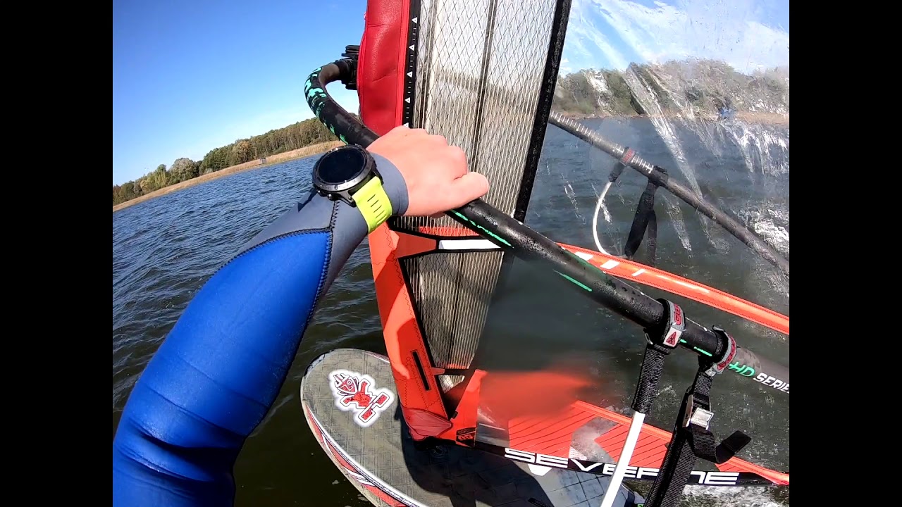 Windsurfing Jezioro Zdworskie Severne Overdrive 8.6  Isonic117 wide