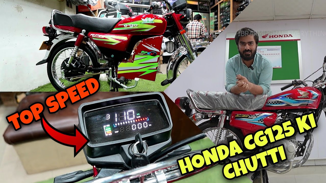 Faster Then Honda CG125 / Road Prince E-Go Electric Motorcycle