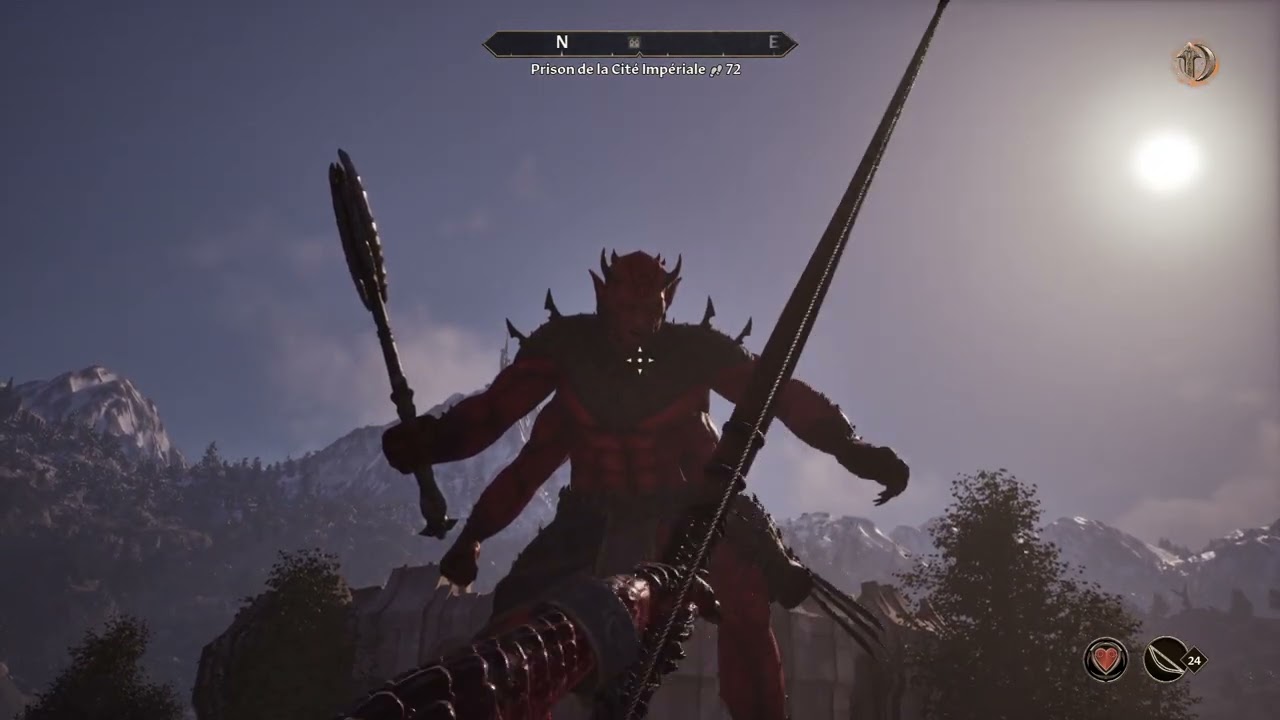 Mehrunes Dagon transformes into a jet and fly away. Oblivion remastered