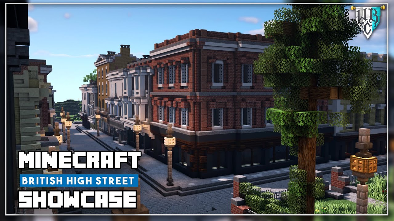 British High Street - Minecraft Showcase - Minecraft Victorian Town
