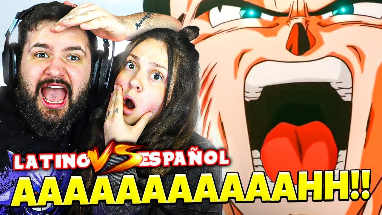 ESPAÑOLES REACCIONAN A DRAGON BALL Z LATINO VS ESPAÑOL!💥🔥EL MEJOR GRITO DE GOHAN!!😮🔥GOHAN VS BROLY!!