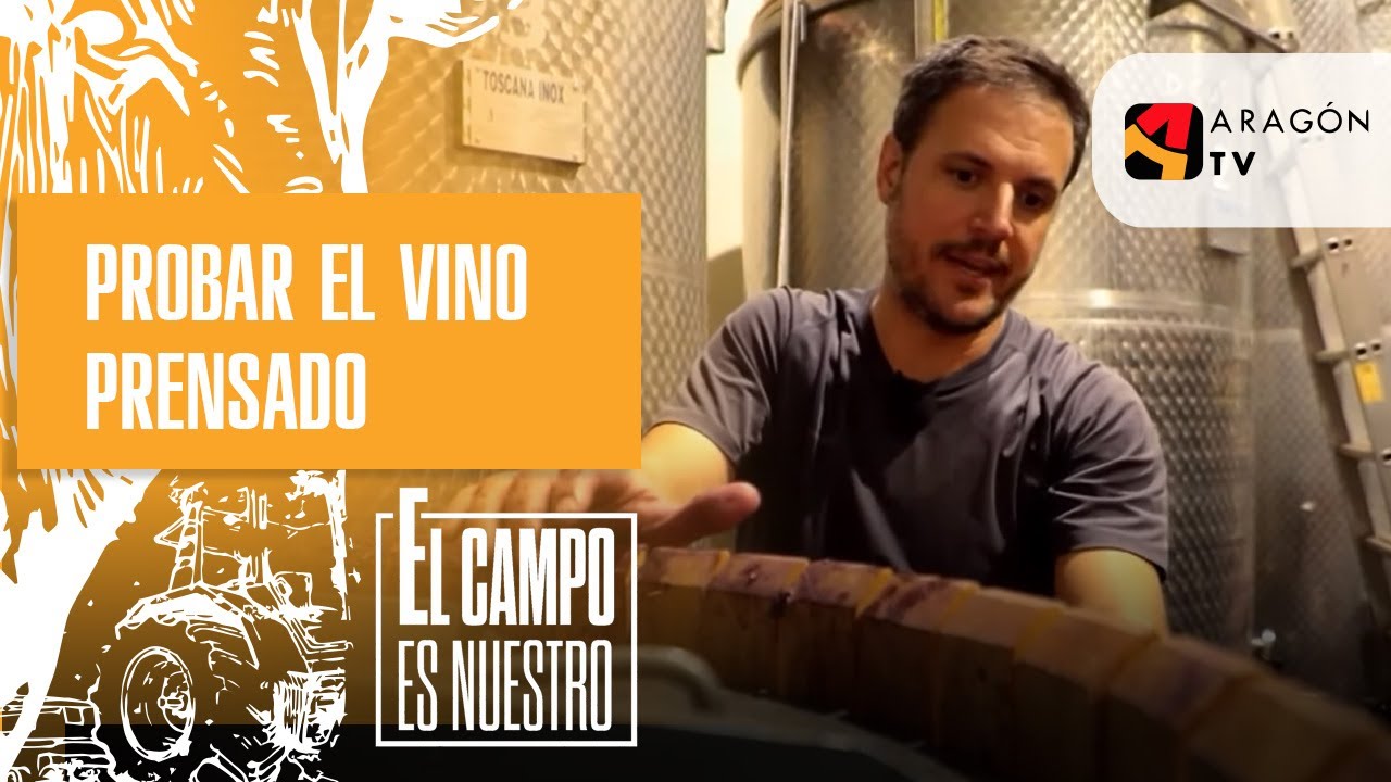 ¡Llegó el momento de probar el vino prensado!