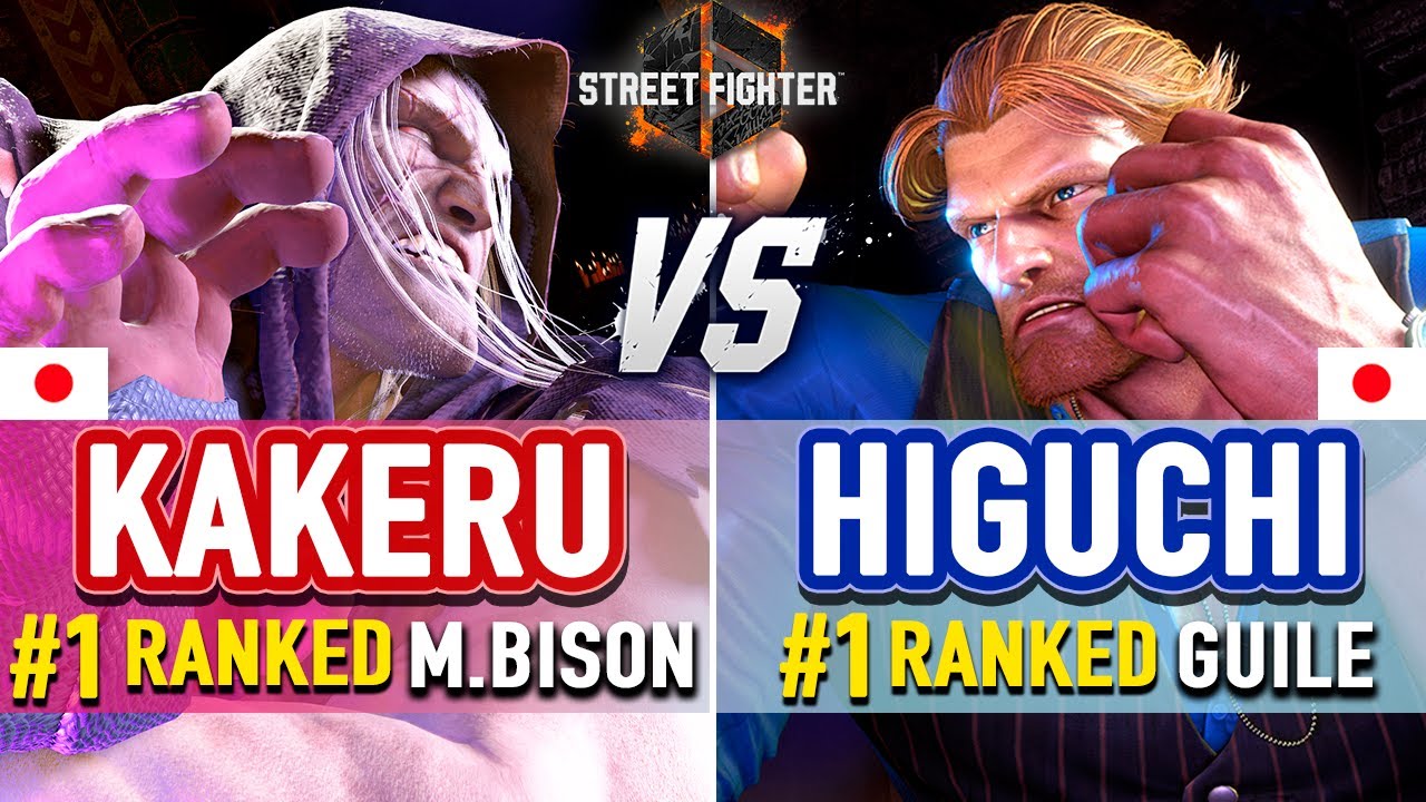 SF6 🔥 Kakeru (#1 Ranked M.Bison) vs Higuchi (#1 Ranked Guile) 🔥 SF6 High Level Gameplay