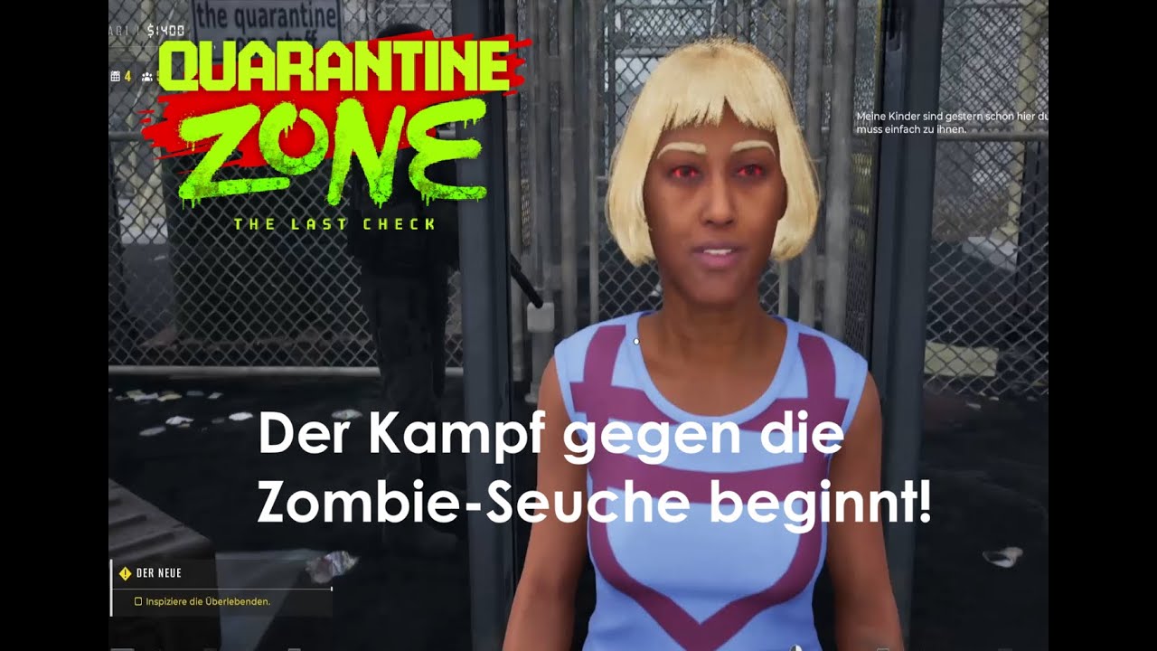 Der Kampf gegen die Zombie Seuche beginnt | Quarantine Zone Deutsch #01