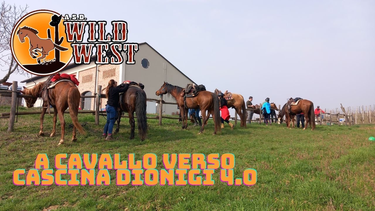 a cavallo verso Cascina Dionigi 4.0