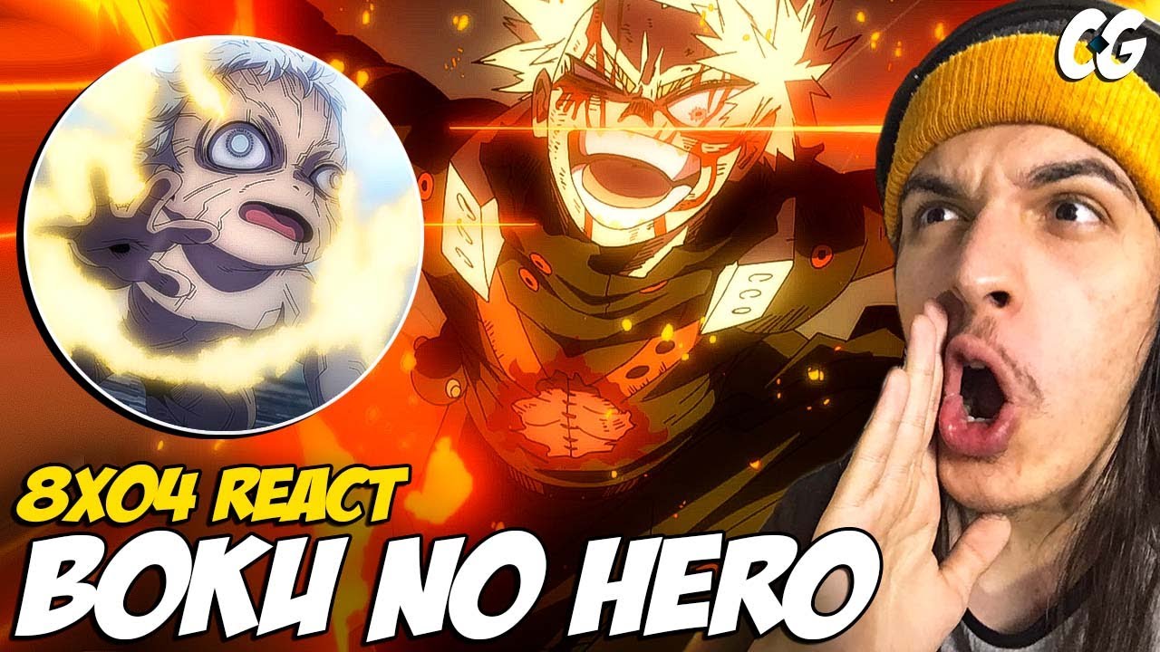 O FIM DE BAKUGO VS ALL FOR ONE FOI ÉPICO!! - React Boku No Hero EP 4 Temp Final