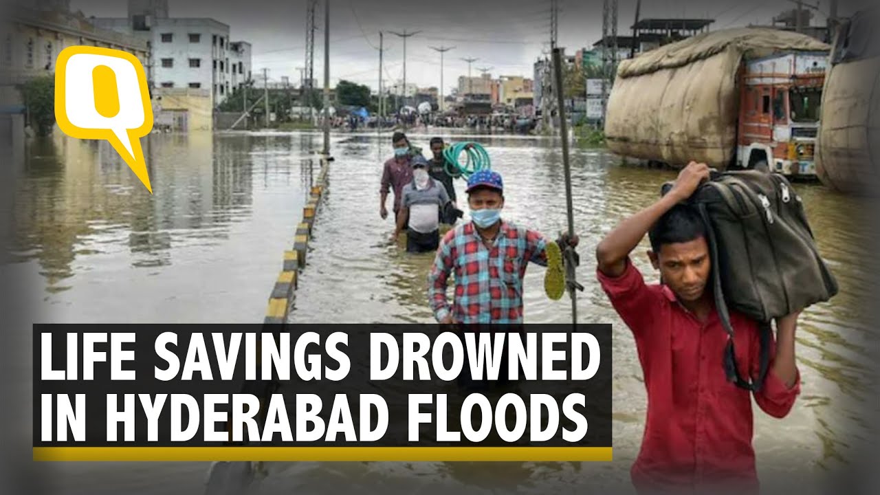 Hyderabad Floods: Residents Claim Water Levels Reached up to 8 Metres | The Quint