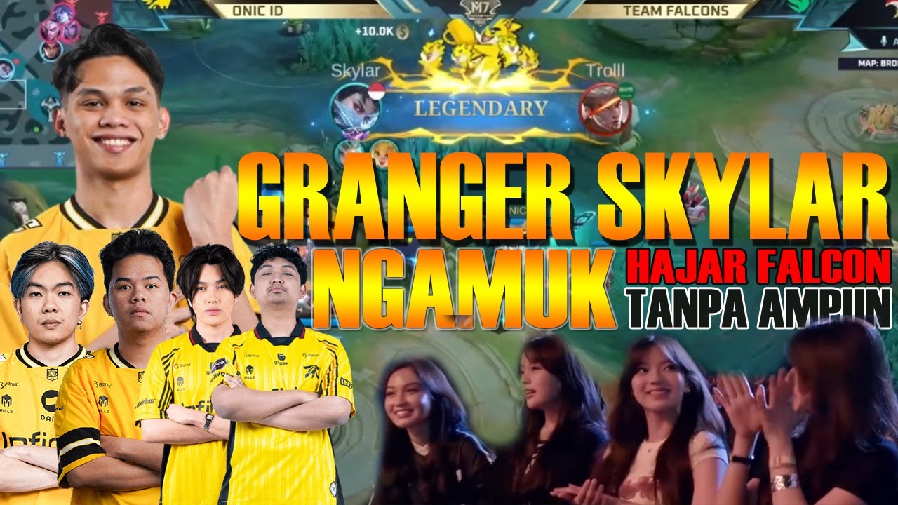 GRANGER SKYLAR NGAMUK! Nyaris HAMPIR PULANG! Tapi Mental Juara ONIC Keluar Didetik Terakhir | MLBB