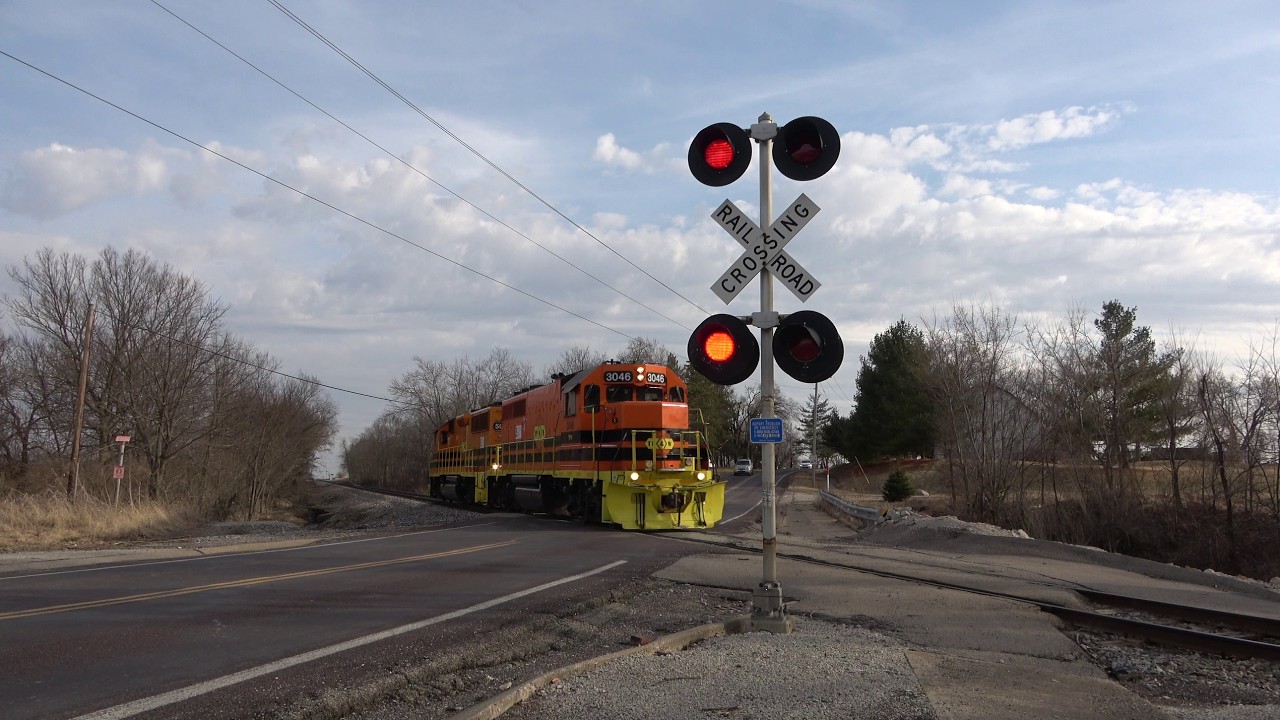 Railroad Crossings On The NS Bloomington District