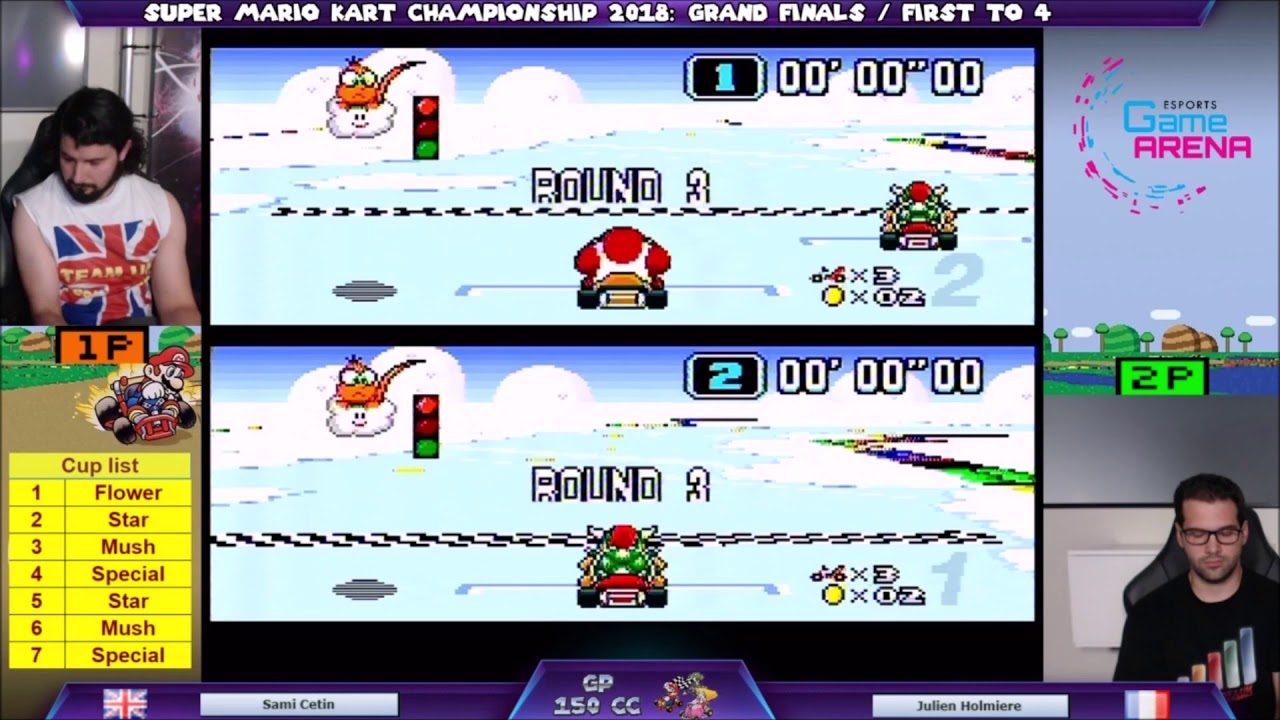 Super Mario Kart Championship 2018 - Grand Prix 150cc - Final - Sami Cetin vs Julien Holmiere
