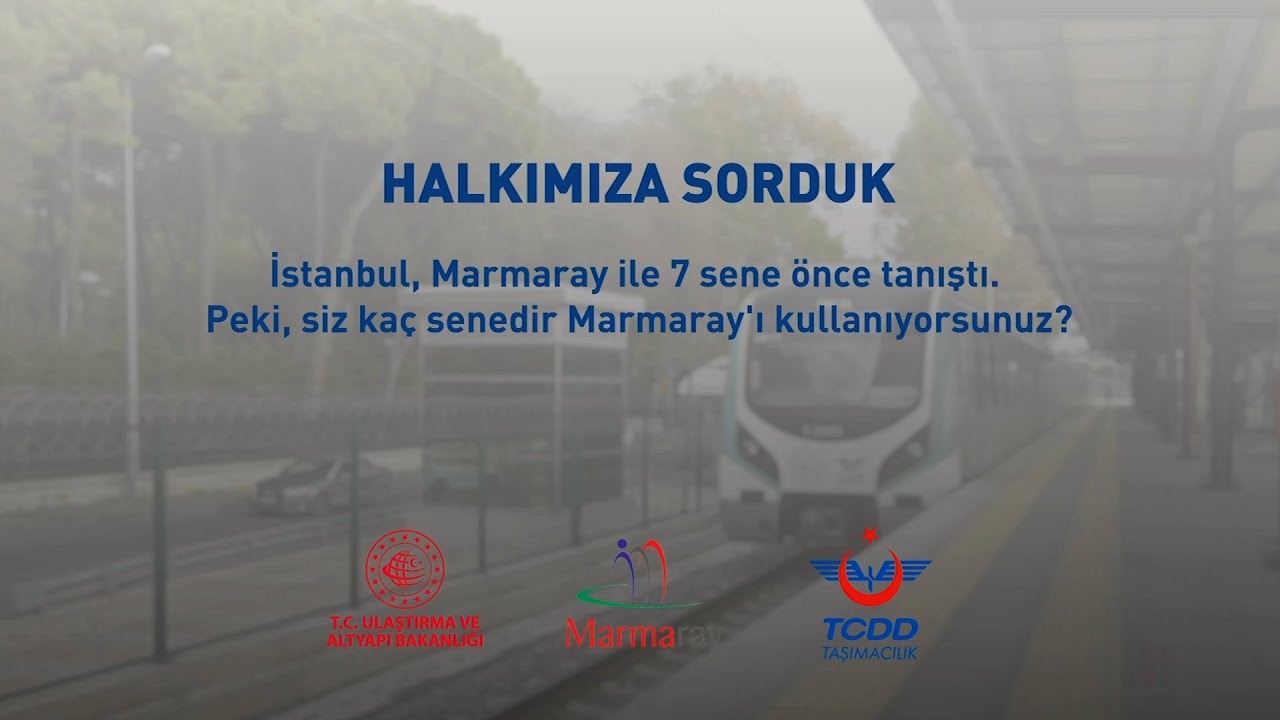 Halkımıza Sorduk: Marmaray'ı Kaç Senedir Kullanıyorsunuz?