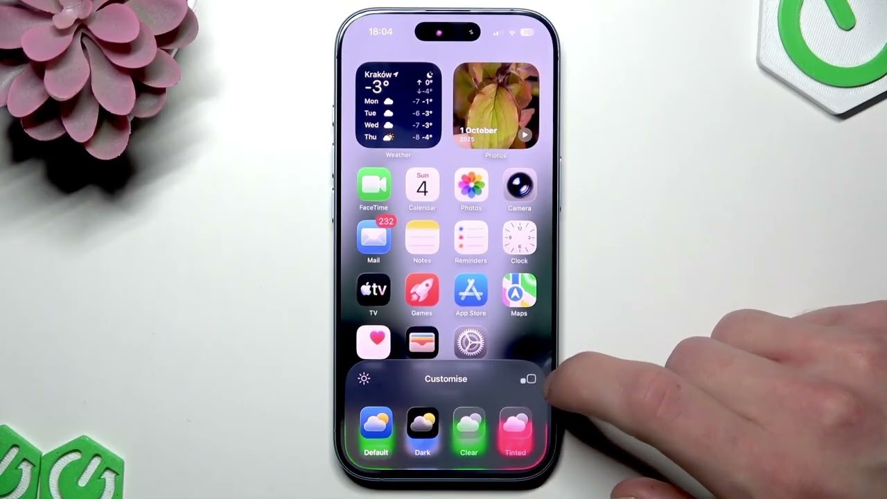 iPhone 17 — Como mudar cor e tamanho dos ícones na Tela Inicial