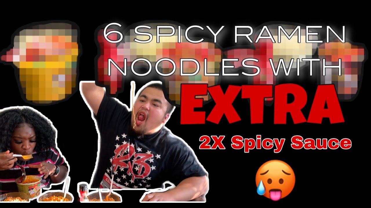 6 🔥 Ramen Noodles With Extra 2X Spicy Sauce 🥵