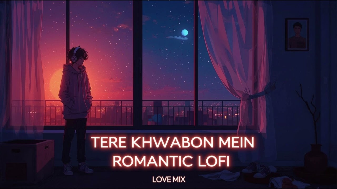 💞 Tere Khwaabon Mein – Romantic Hindi Lofi Song | Slowed + Reverb | Peaceful Love Mix