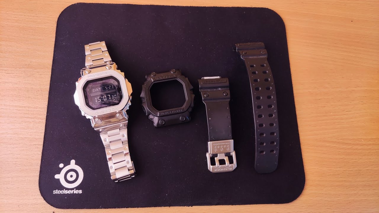 Облачение Casio G-shock GX-56bb в стальную броню.