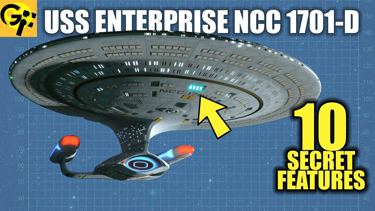 10 СЕКРЕТНЫХ особенностей USS Enterprise NCC 1701-D