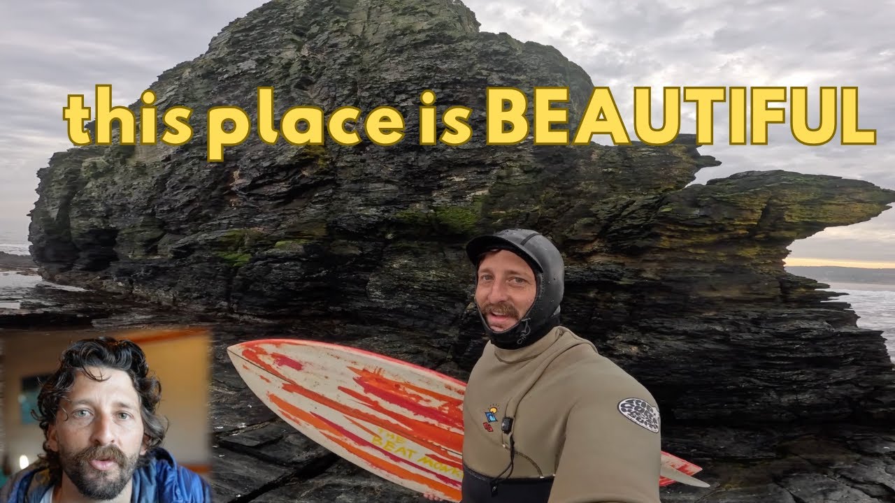 Paddling out and surfing at Punta De Lobos.