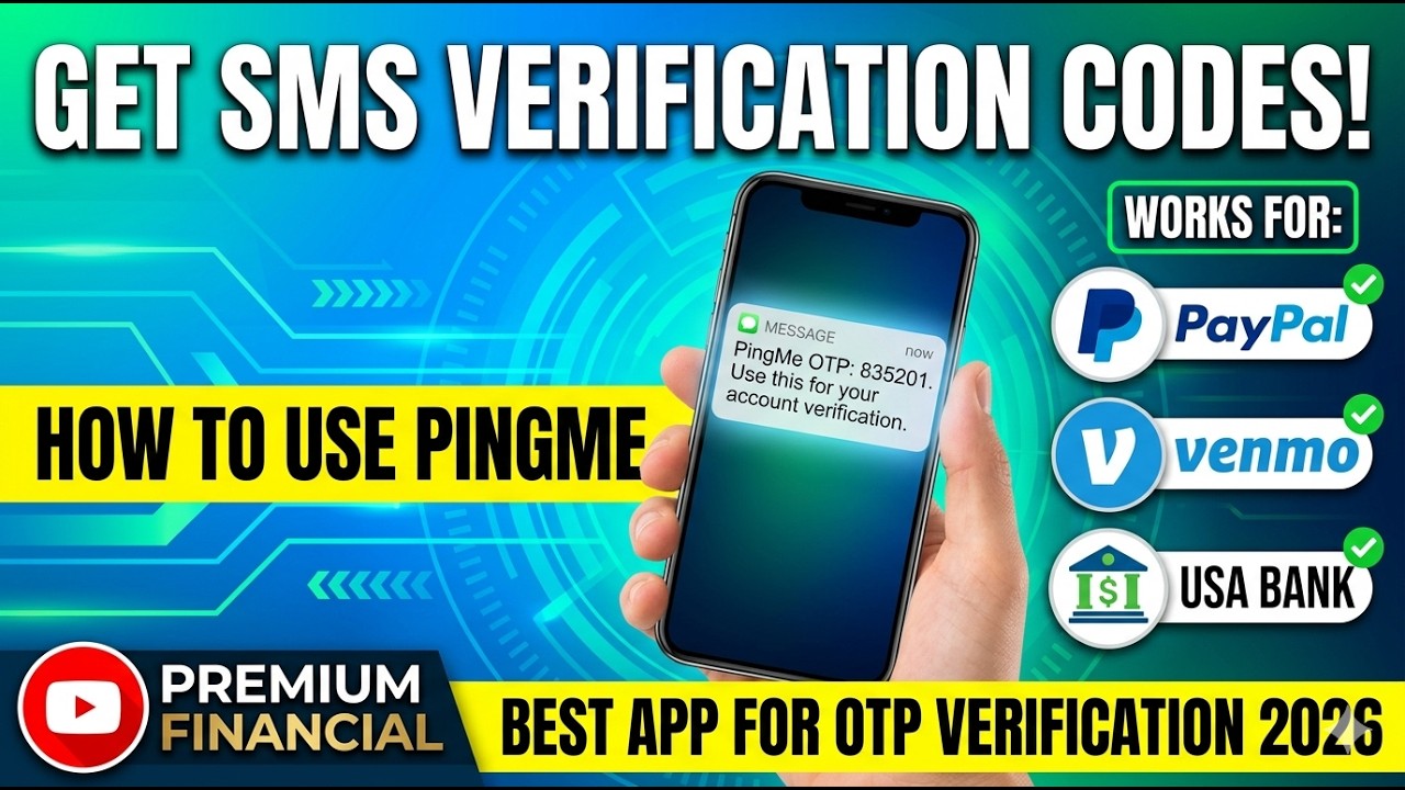 How to Use PingMe for SMS Verification Codes || Best App for OTP Verification (2026)