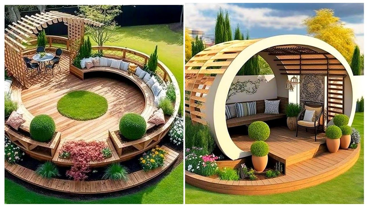 Contemporary Spring garden design 2023 | backyard landscaping decor | backyard patio designs
