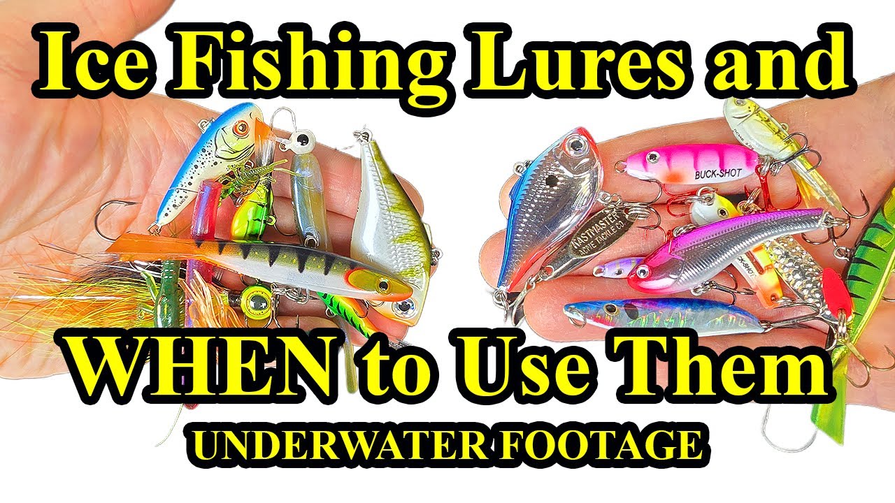 Types of Ice Fishing Lures - When to Use Them and How They Work Underwater