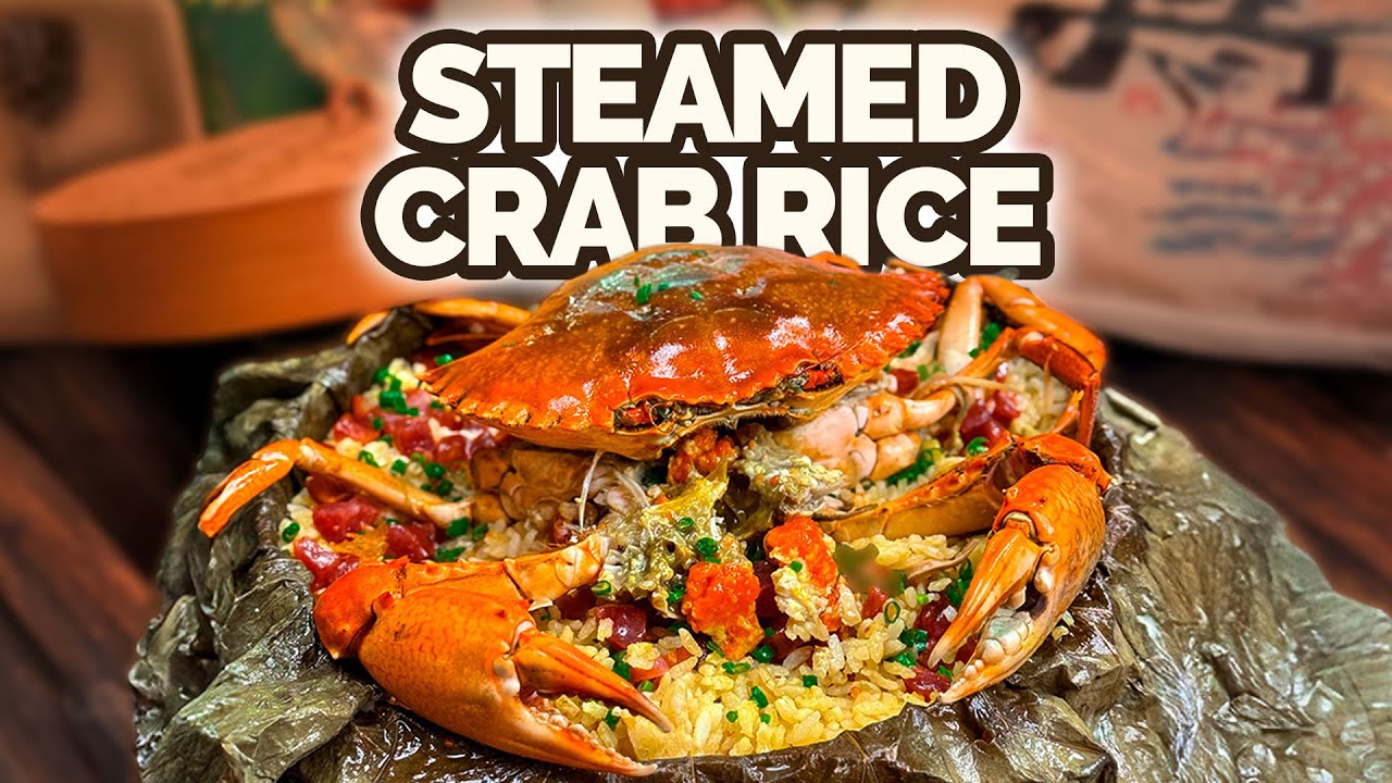 How to make STEAMED CRAB RICE | USA Calrose Rice &ndash; iEat Recipe