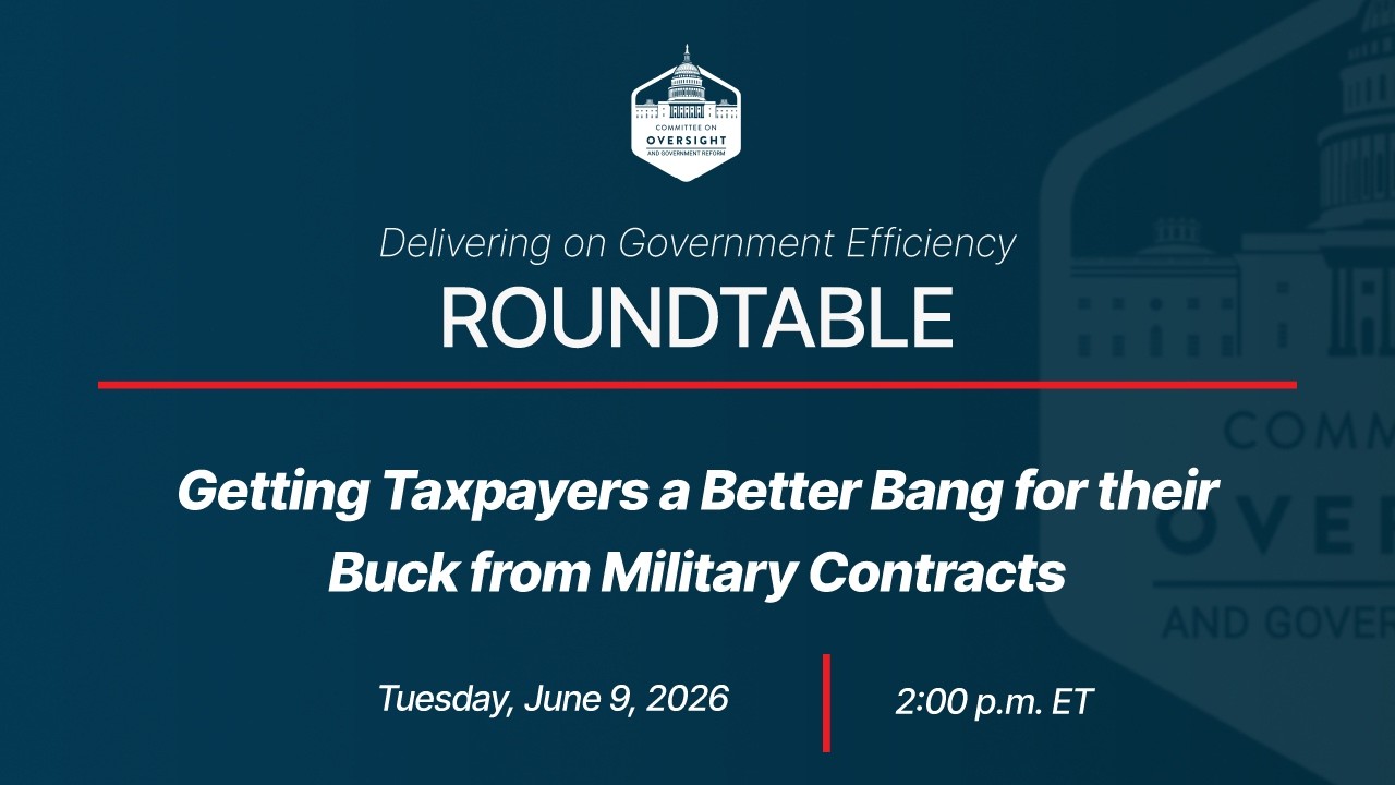 Getting Taxpayers a Better Bang for their Buck from Military Contracts