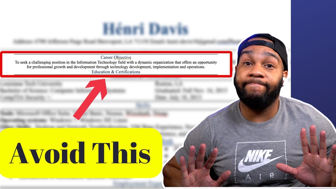 Top 5 RESUME Mistakes YOU SHOULD AVOID ‼️