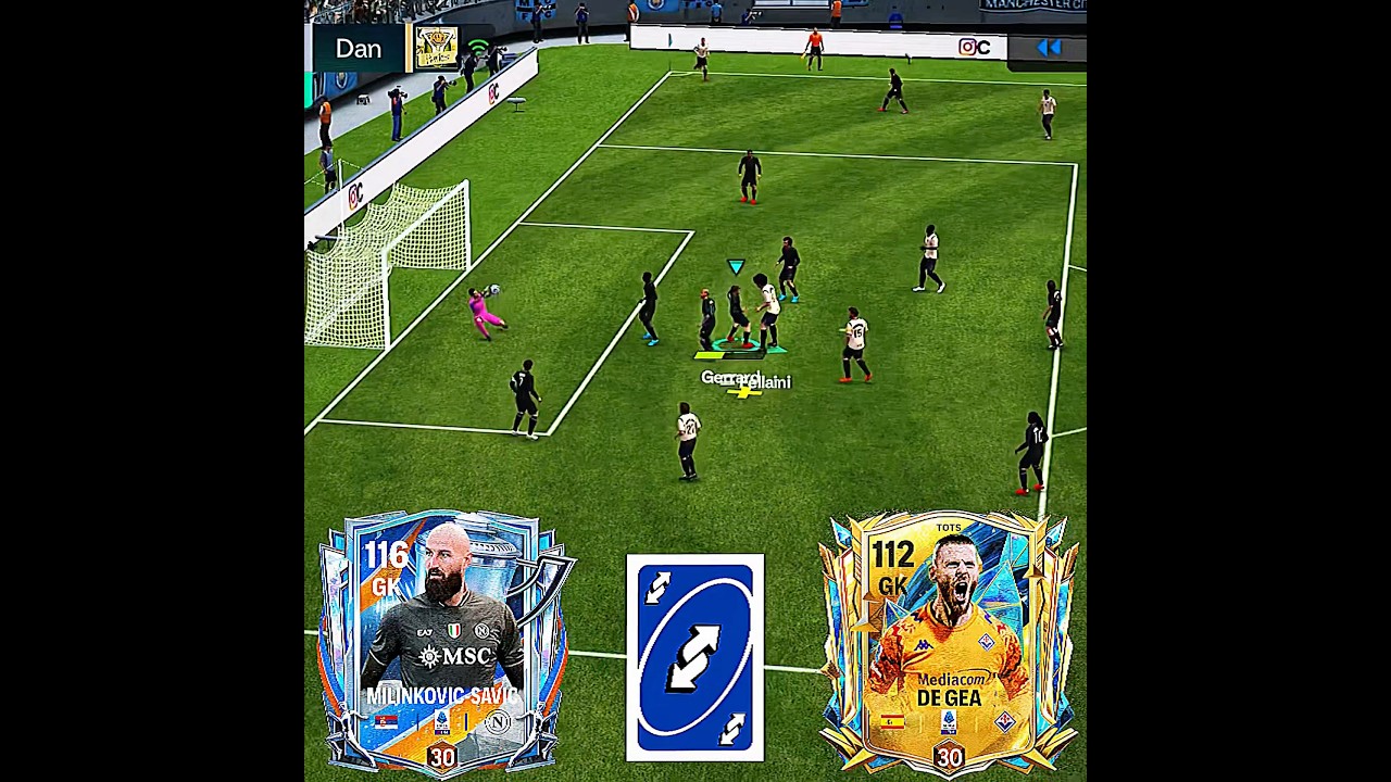 Milinkovic 🔁 De Gea 🥶 #fifa #eafcmobile25 #fifamobile #eafc25 #fcmobile #shortsvideos