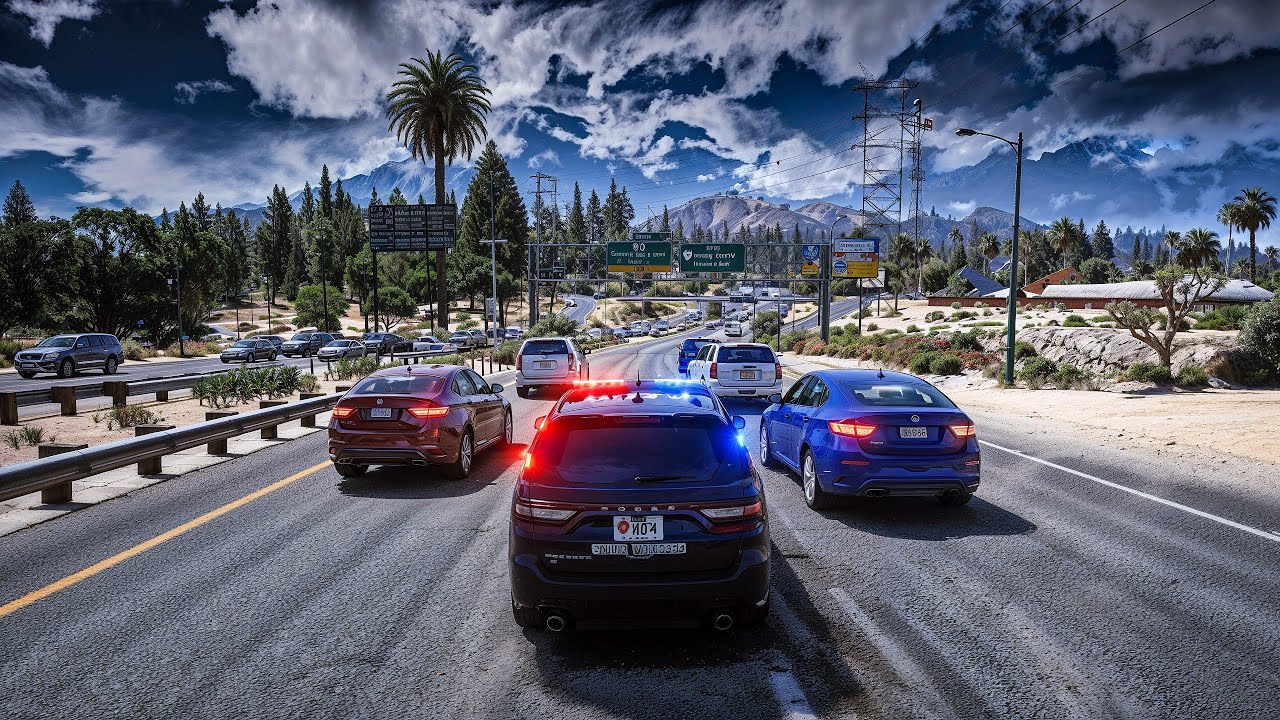 GTA 5 Real Life Police Patrol | Ultra Realistic LSPDFR Gameplay in 4K