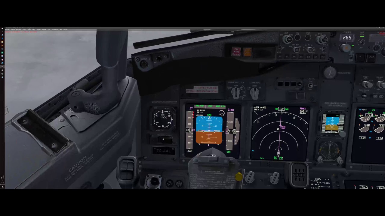 Prepar3D DSR 4K Test Flight With Windows10 magnifier On 5120x2160 ULTRAWIDE 21:9