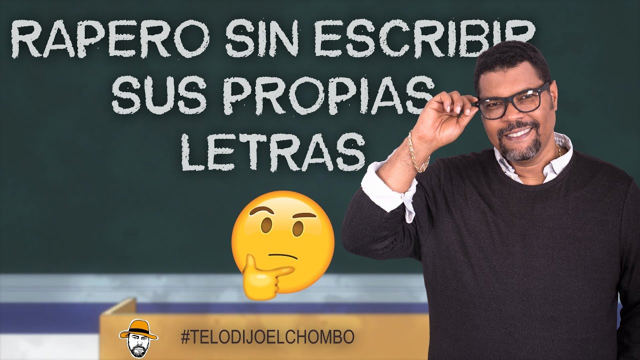 El Chombo presenta : Se puede ser &uml;RAPERO&uml;sin escribir sus propias  letras?