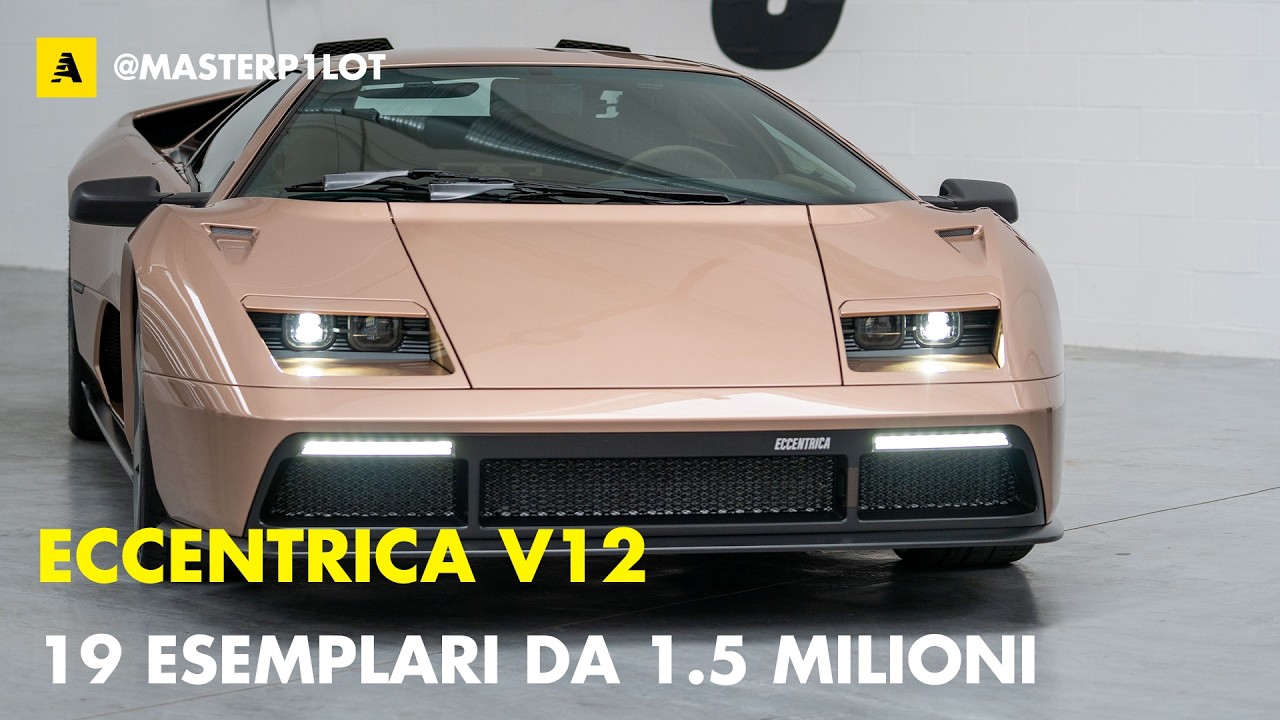 ECCENTRICA V12 2025 | Il restmod di Lamborghini DIABLO approvato da Maurizio Reggiani...