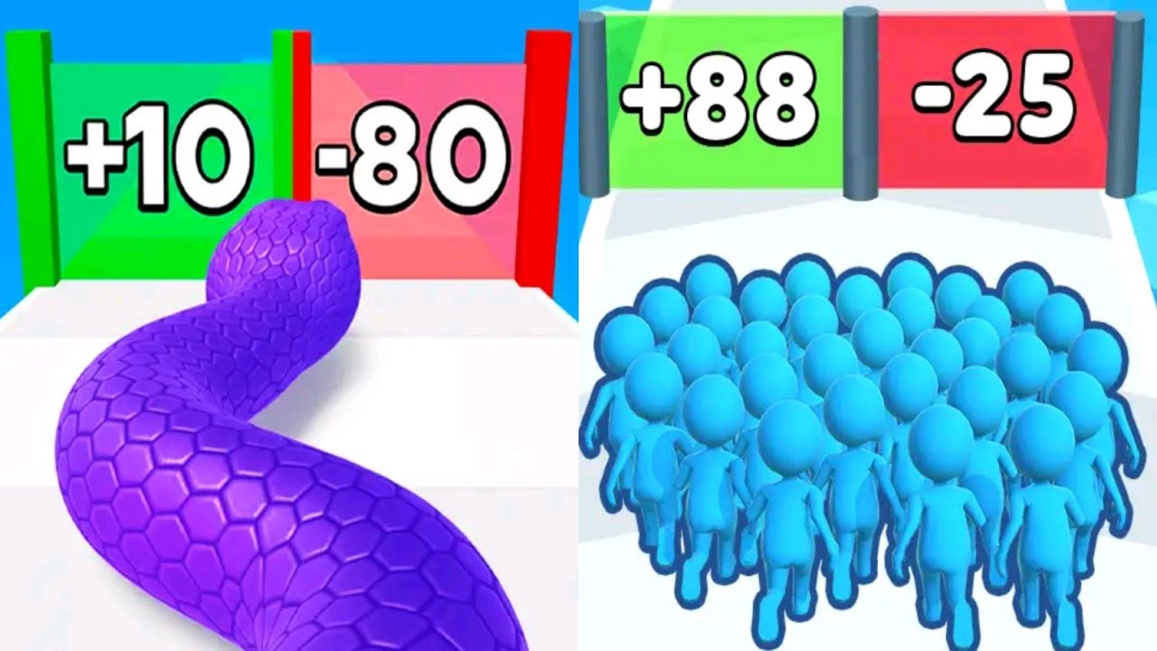 Snake Run Race vs Count Master - Max Levels Unlocked SpeedRun Gameplay - New Update 2026