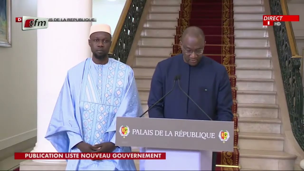 🚨TFM LIVE :Edition Speciale  Publication Liste Nouveau Gouvernement du President Diomaye Faye