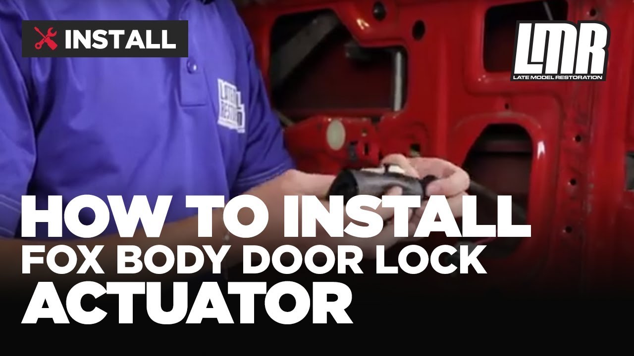 1979-1993 Fox Body Mustang: How To Install Door Lock Actuator