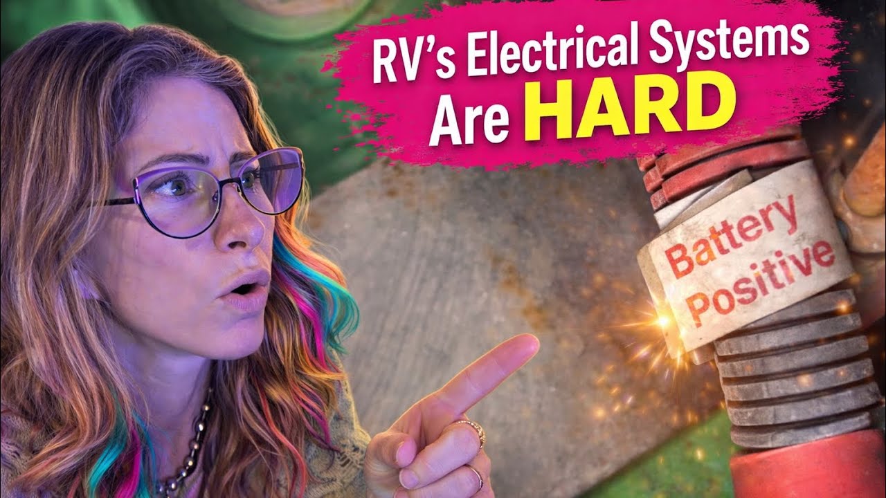 ‘No skills’ nomad girl tries RV lithium upgrade herself 🫣