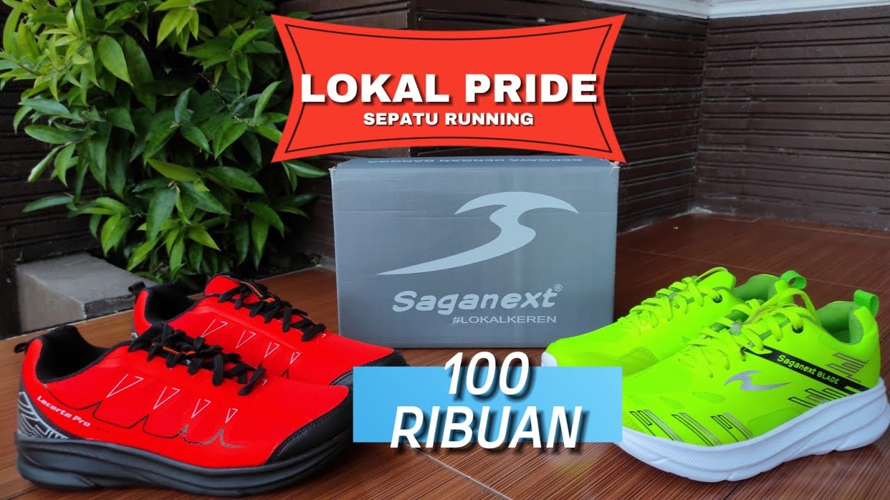Sepatu Running Lokal SAGANEXT seri Blade & Lacerta