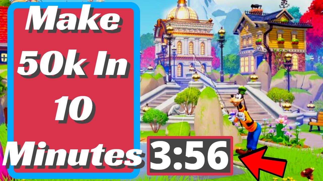 Unlimited Money Cheat How To Make 50k In 10 Minutes For Disney Dreamlight Valley