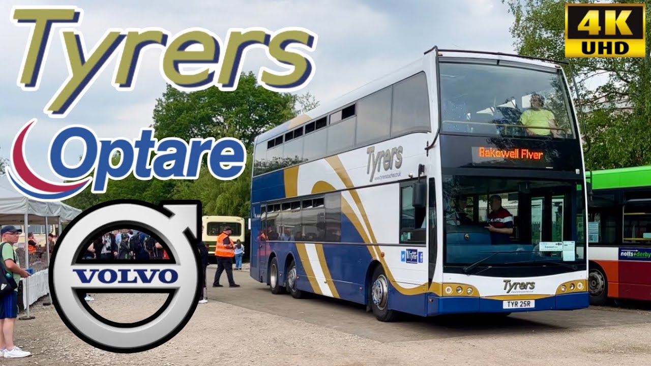 [Tyrers Coaches Bakewell Flyer: Peak District Derbyshire Dales Bus Rally] Optare Olympus Volvo B9TL