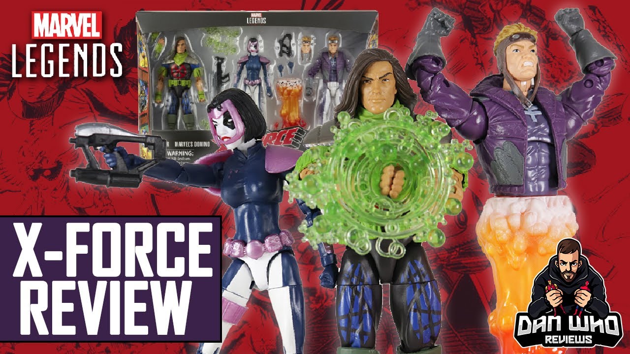 Marvel Legends X-Force Rictor, Domino & Cannonball (WITH LEGS) X-Men Review