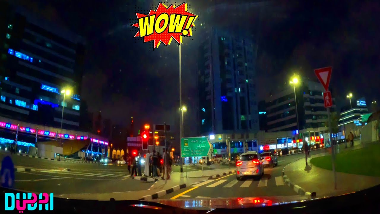 DUBAI NIGHT DRIVE [4K]