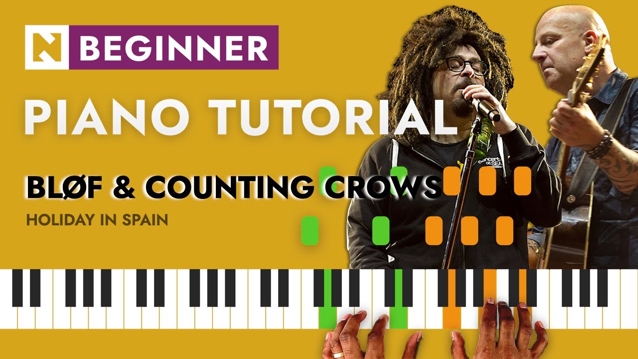 Blof & Counting Crows - Holiday in spain 1.4.2 | PIANO TUTORIAL