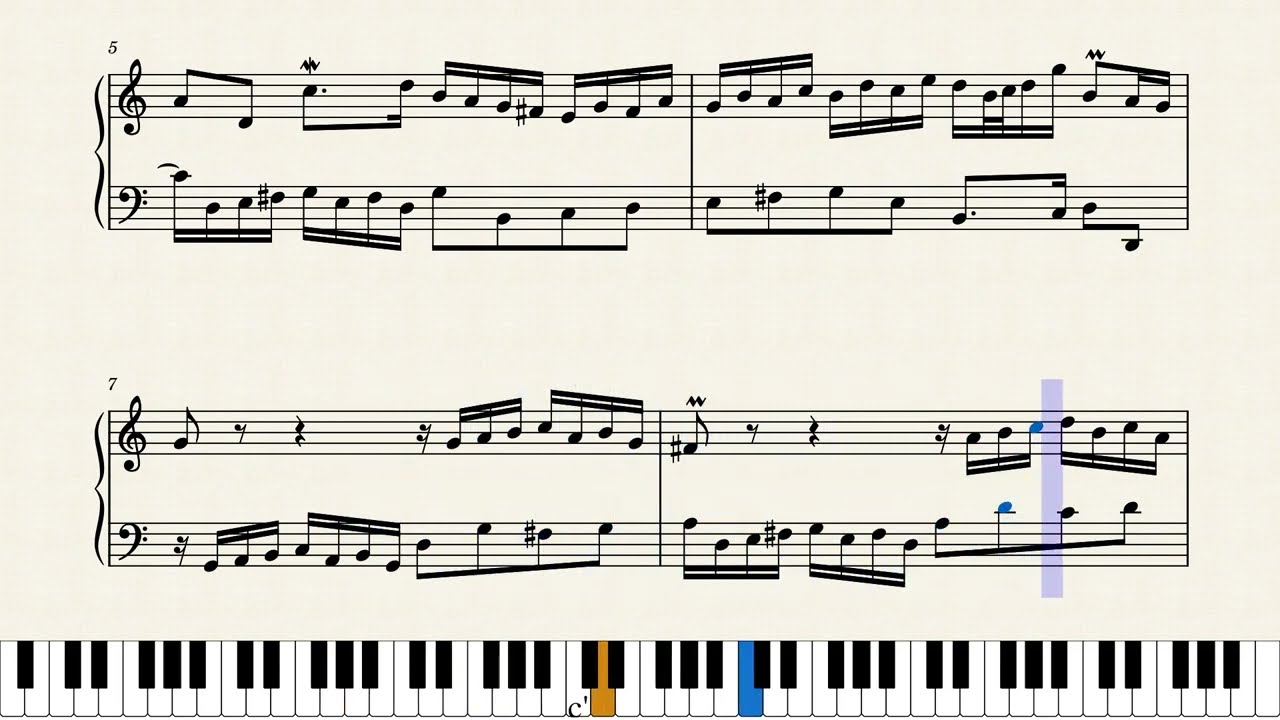 Inventio I.,BWV772 – J.S.Bach