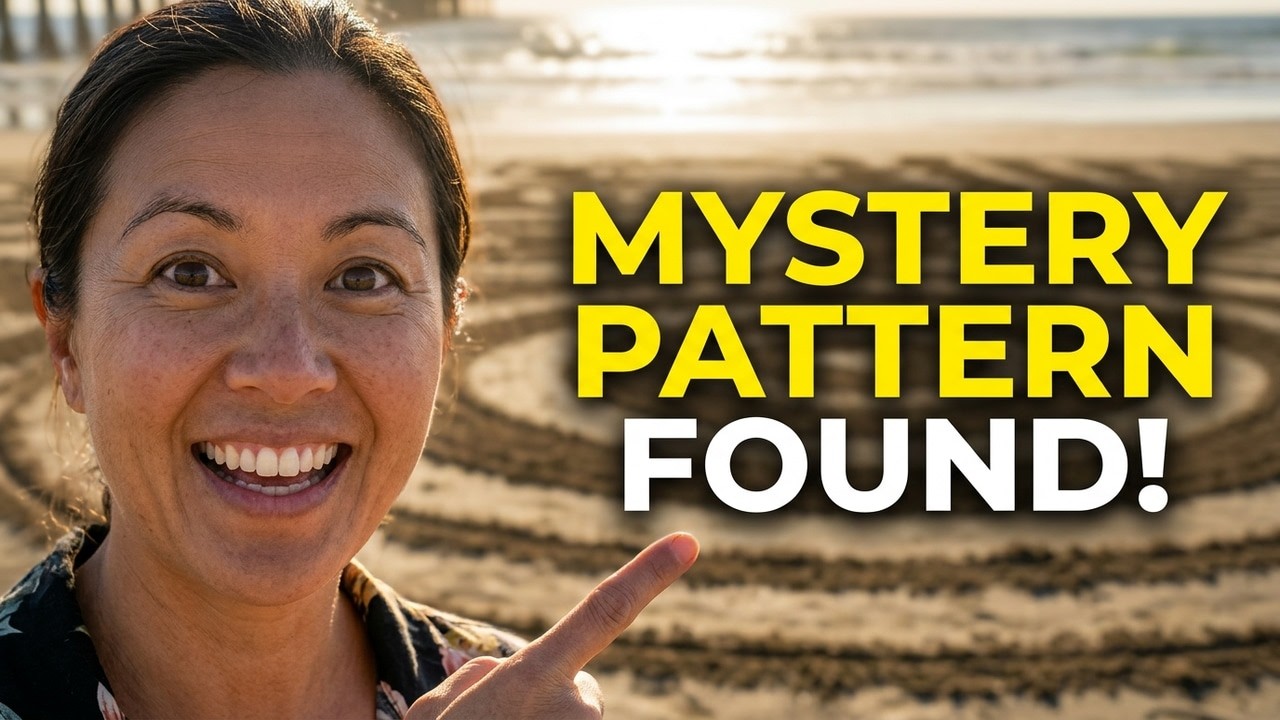 The Most Intricate Sand Pattern Amy Ever Found